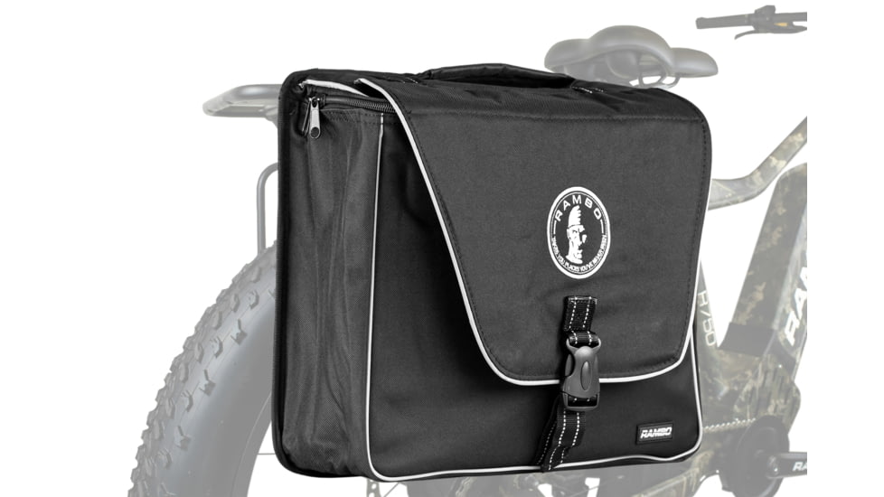 Rambo Bikes Half Saddle Bag, Black, R155