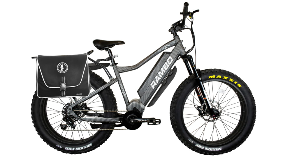 Rambo Bikes Half Saddle Bag, Black, R155