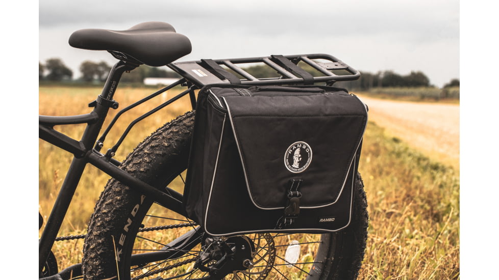 Rambo Bikes Half Saddle Bag, Black, R155