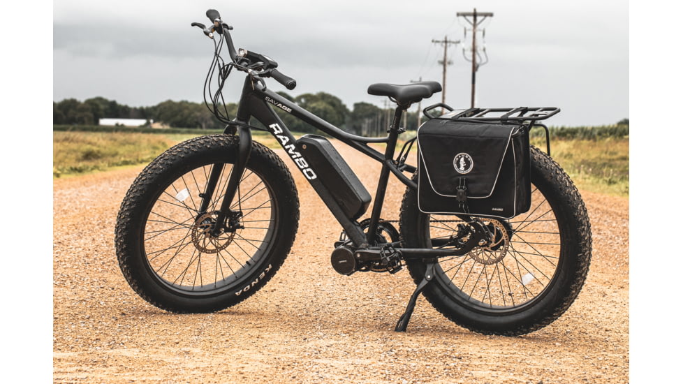 Rambo Bikes Half Saddle Bag, Black, R155