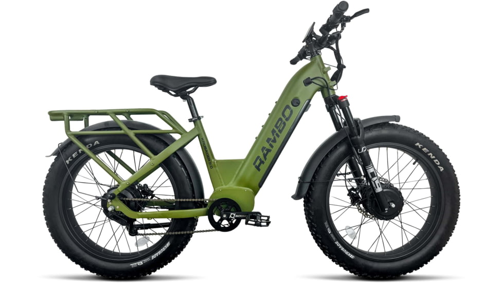 Rambo Bikes Krusader 3.0 All-Wheel Drive Bicycle, OD Green, Medium, KRU3.0-ODG