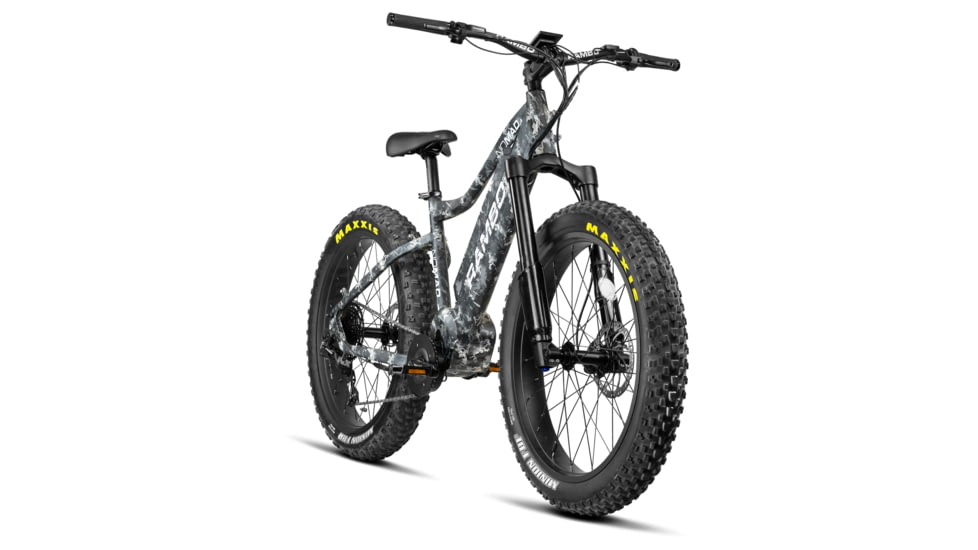 Rambo Bikes Xtreme Performance 750W Electric Bike, 11 Speed, Urban Camo, 750 XPU11