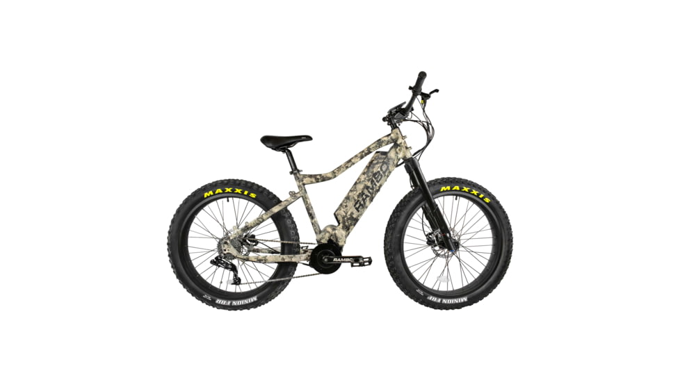 Rambo Bikes Xtreme Performance 750W Electric Bike, 11 Speed, Viper Western Camo, 750 XPC11