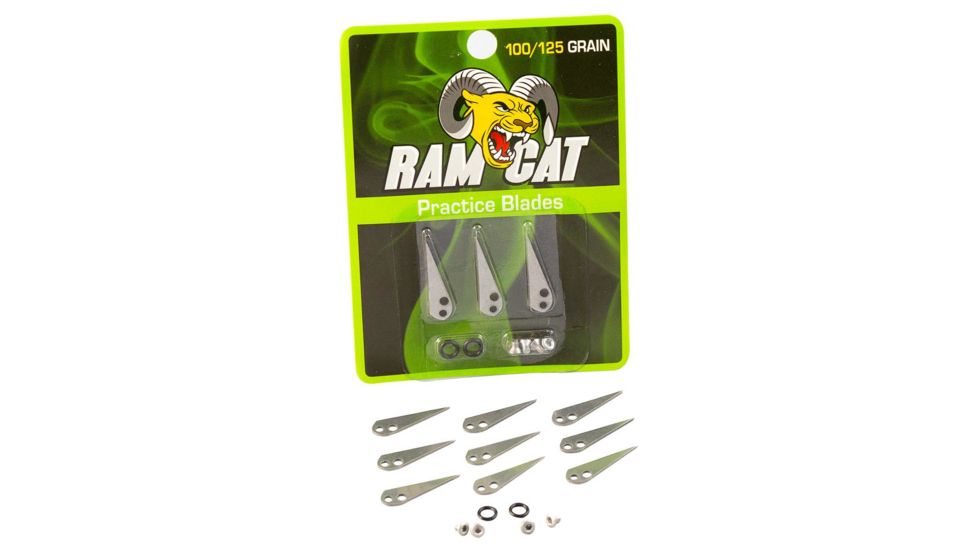 Ramcat Broadhead, Practice Blades 100/125gr. 9pk RAM100/125PB
