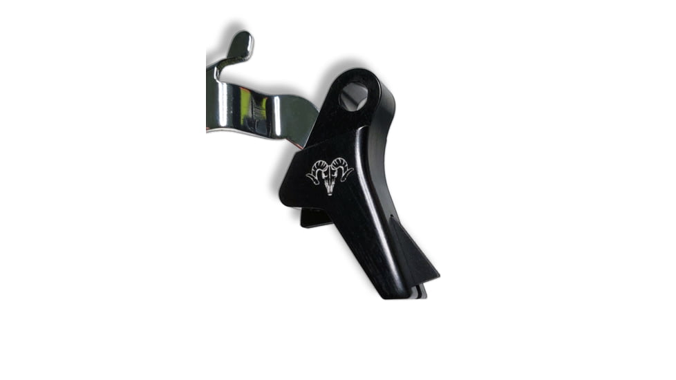 Ramm Tactical Leverage Shadow Systems Pistol Trigger Kit, Straight, 2.5-3.5lb, Black w/Black Safety, RT-SS-CR-ST-BK