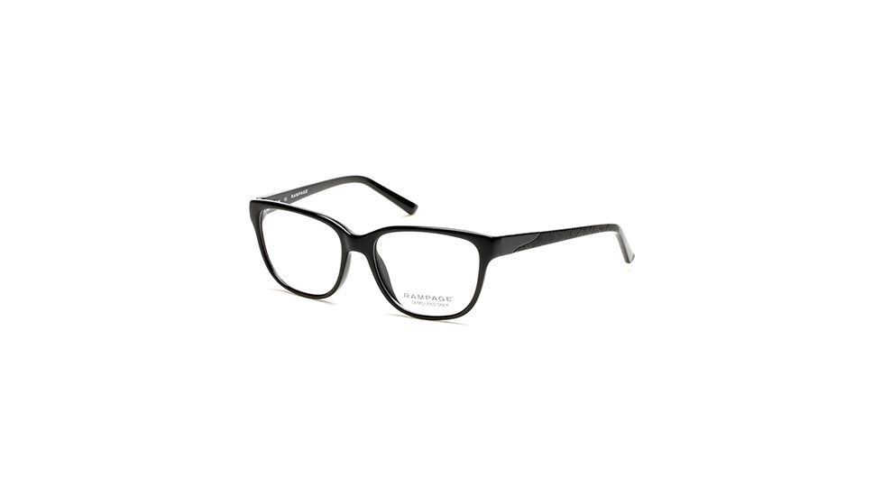 Rampage RA0195 Eyeglass Frames - Shiny Black Frame Color
