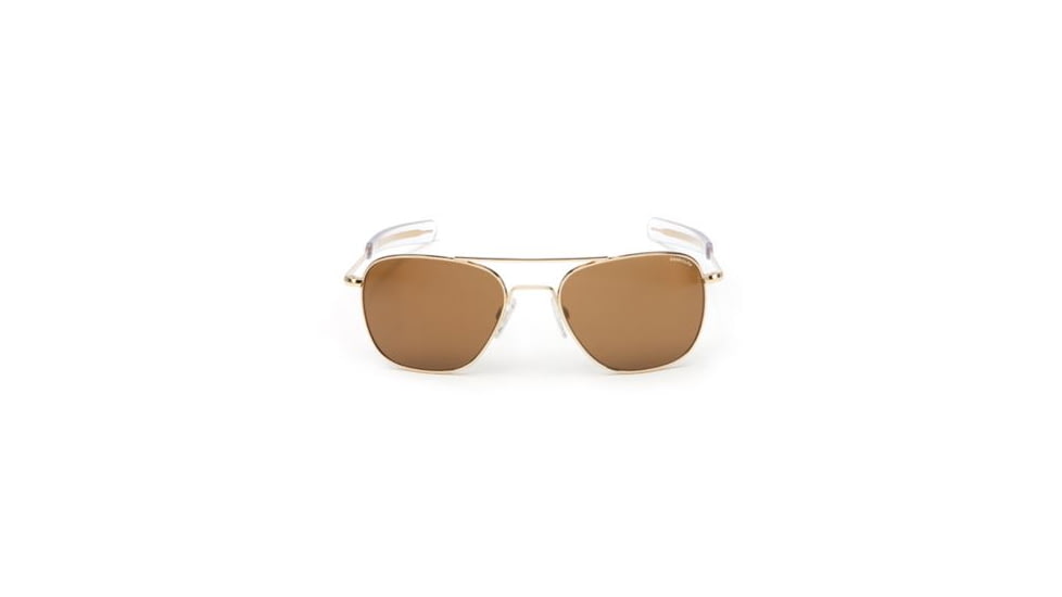 Randolph Aviator 23K Gold Frame, Tan Glass Lens, 23K Gold Frame, 58MM AF81612