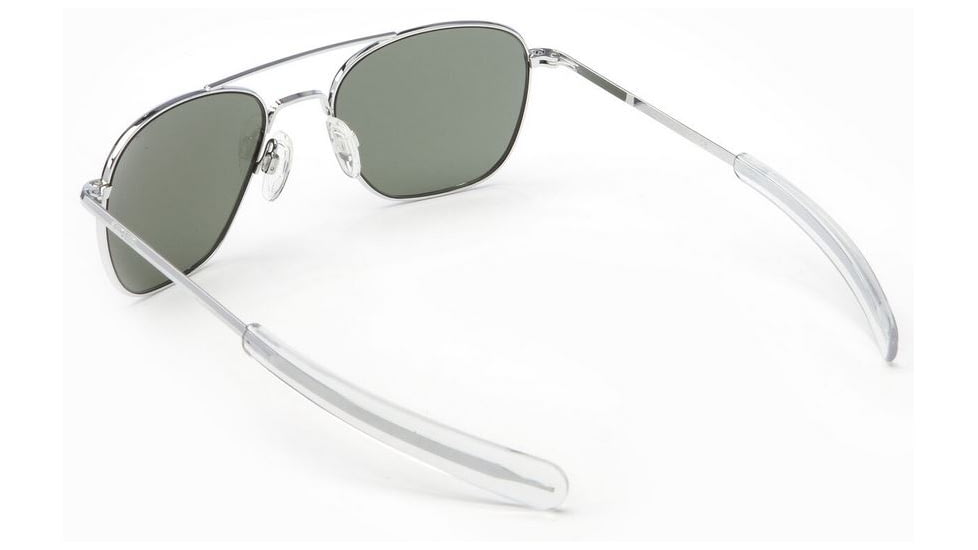 Randolph Aviator Bright Chrome Frame, Agx Glass Lens, Bright Chrome Frame, 52MM AF23614