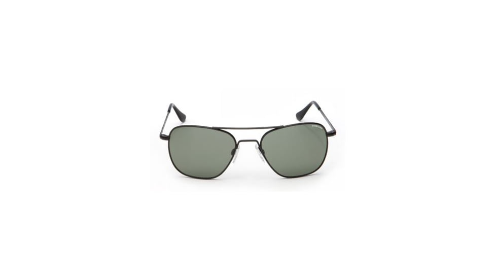 Randolph Aviator Progressive Prescription Sunglasses, Matte Black Frame, AF52414PR