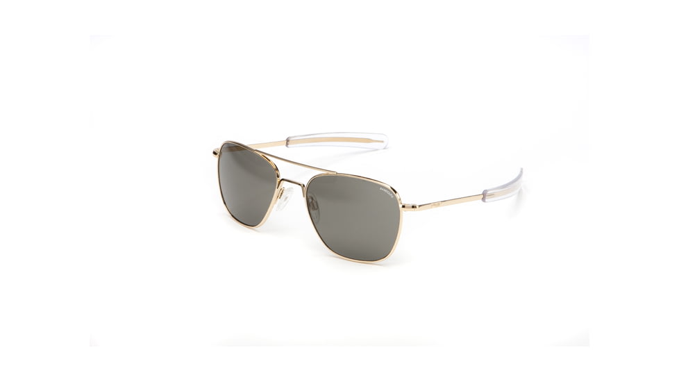 Randolph Aviator Progressive Prescription Sunglasses, 23K Gold Frame, AF51611PR