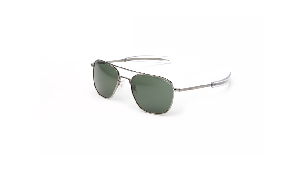 Randolph Aviator Progressive Prescription Sunglasses, Gun Metal Frame, AF5R614PR