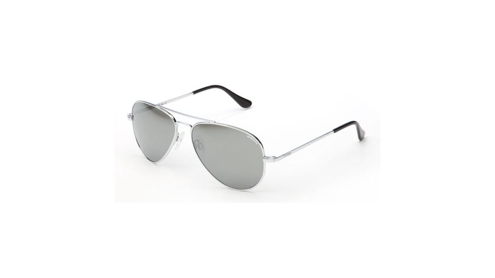Randolph Concorde Bright Chrome Frame, Gray Flash Mirror Glass Lens, Bright Chrome Frame, 61MM CR13463