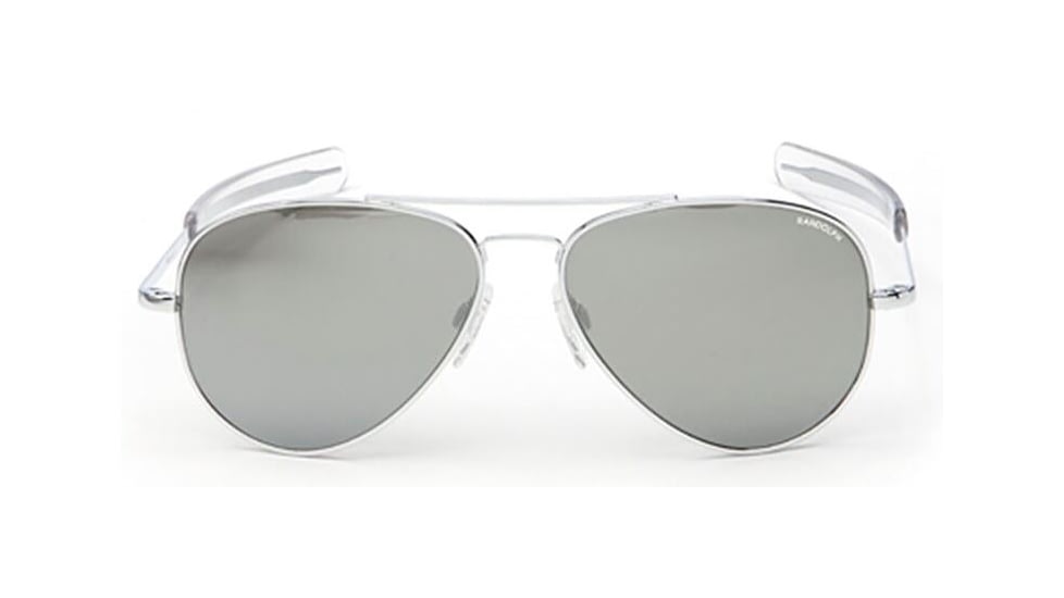 Randolph Concorde Bright Chrome Frame, Gray Flash Mirror Glass Lens, Bright Chrome Frame, 61MM CR13663