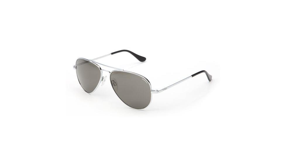 Randolph Concorde Bright Chrome Frame, Gray Glass Lens, Bright Chrome Frame, 57MM CR73411