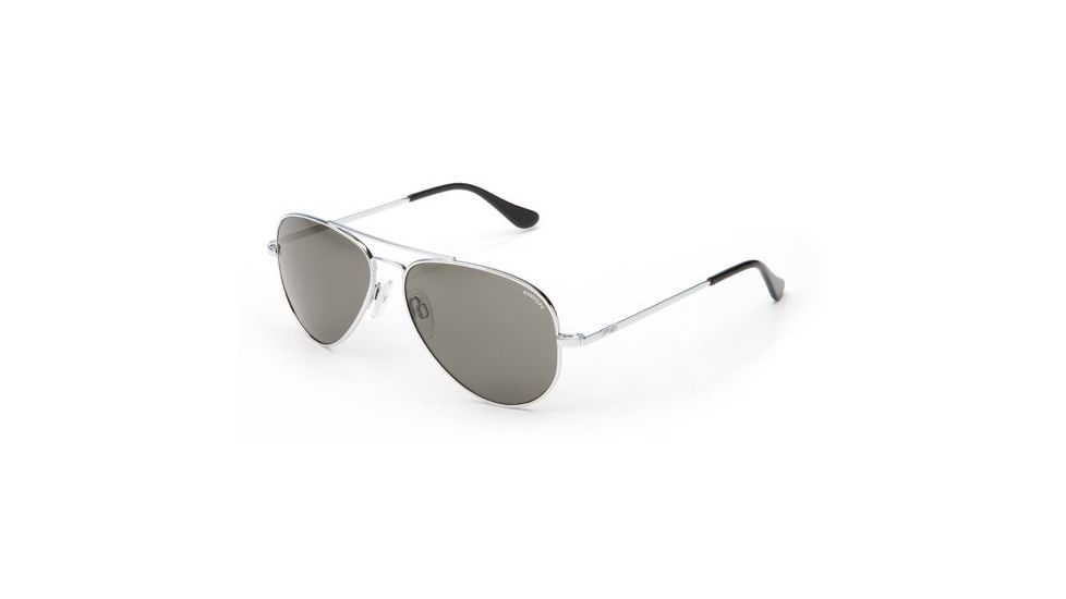 Randolph Concorde Bright Chrome Frame, Gray PC Lens, Bright Chrome Frame, 57MM CR73441