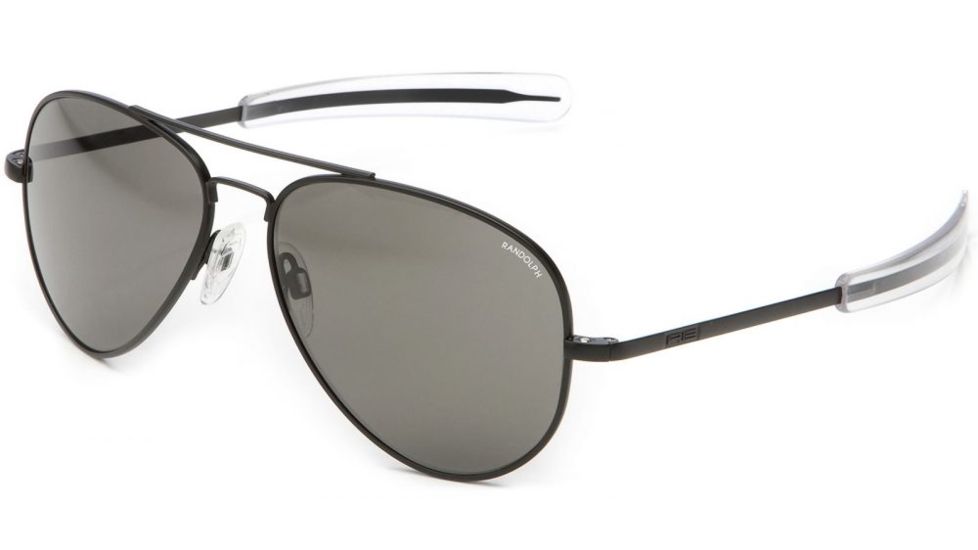 Randolph Concorde Progressive Prescription Sunglasses, Matte Black Frame, CR015PR