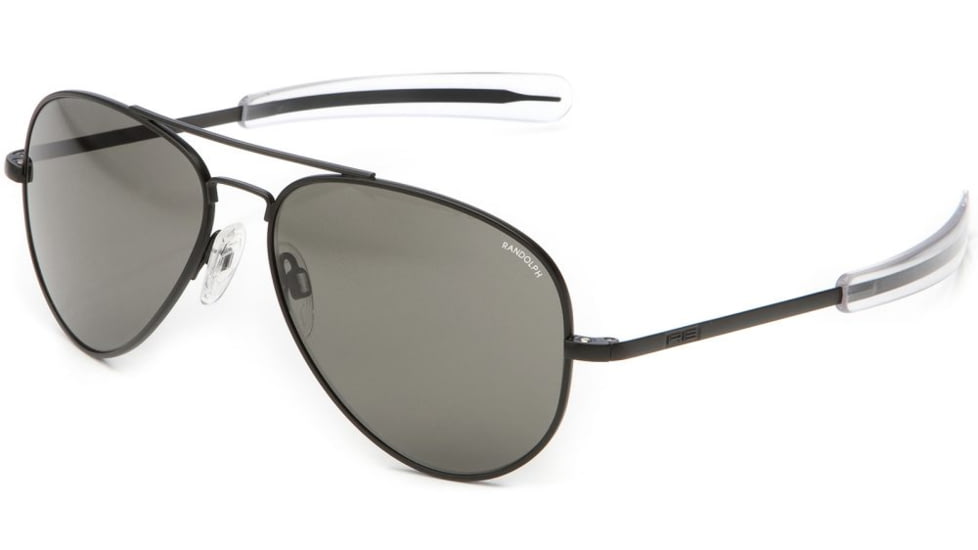 Randolph Concorde Progressive Prescription Sunglasses, Matte Black Frame, CR065PR