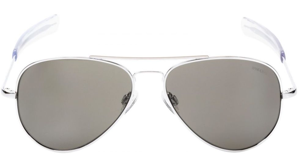 Randolph Concorde Progressive Prescription Sunglasses, Bright Chrome Frame, CR125PR