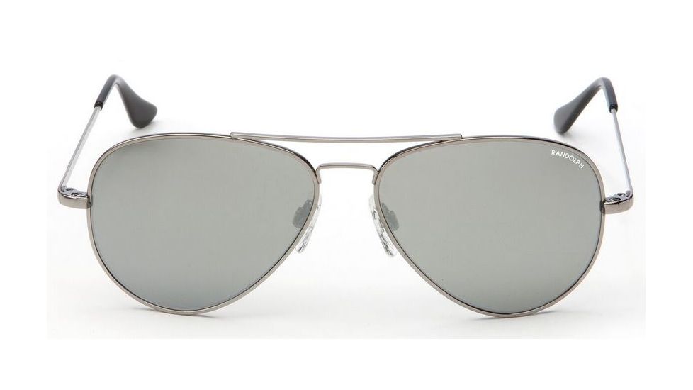 Randolph Concorde Gun Metal Frame, Gray Flash Mirror Glass Lens, Gun Metal Frame, 61MM CR1R463