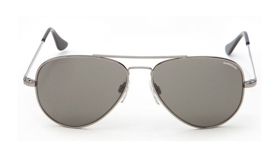 Randolph Concorde Gun Metal Frame, Gray Glass Lens, Gun Metal Frame, 61MM CR1R411