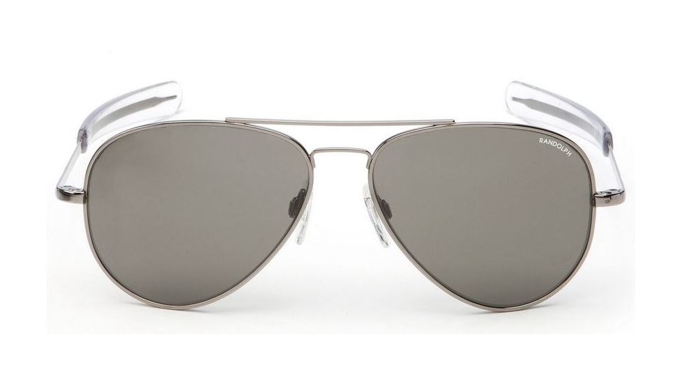 Randolph Concorde Gun Metal Frame, Gray Polarized Glass Lens, Gun Metal Frame, 57MM CR7R634