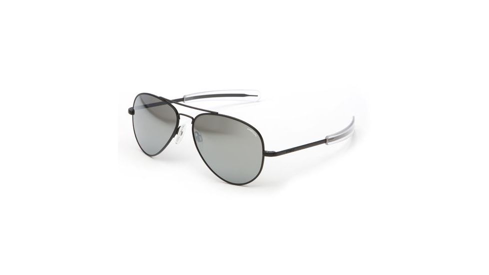Randolph Concorde Matte Black Frame, Gray Flash Mirror Glass Lens, Matte Black Frame, 61MM CR12663