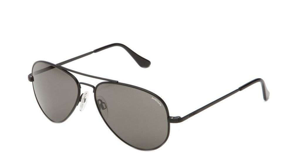 Randolph Concorde Progressive Prescription Sunglasses, Matte Black Frame, CR12411PR