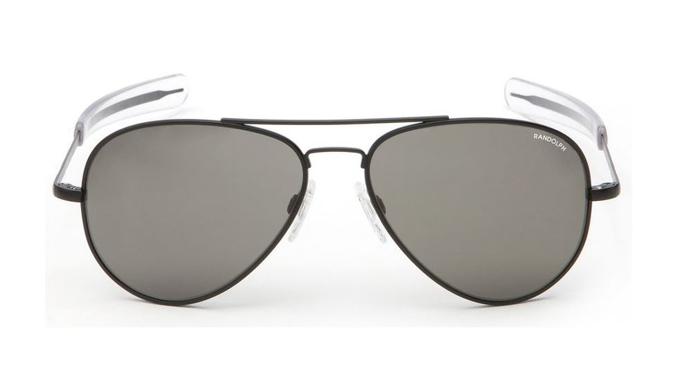 Randolph Concorde Matte Black Frame, Gray Glass Lens, Matte Black Frame, 57MM CR72611