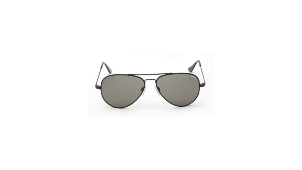 Randolph Concorde Matte Black Frame, Gray Polarized Glass Lens, Matte Black Frame, 57MM CR72434