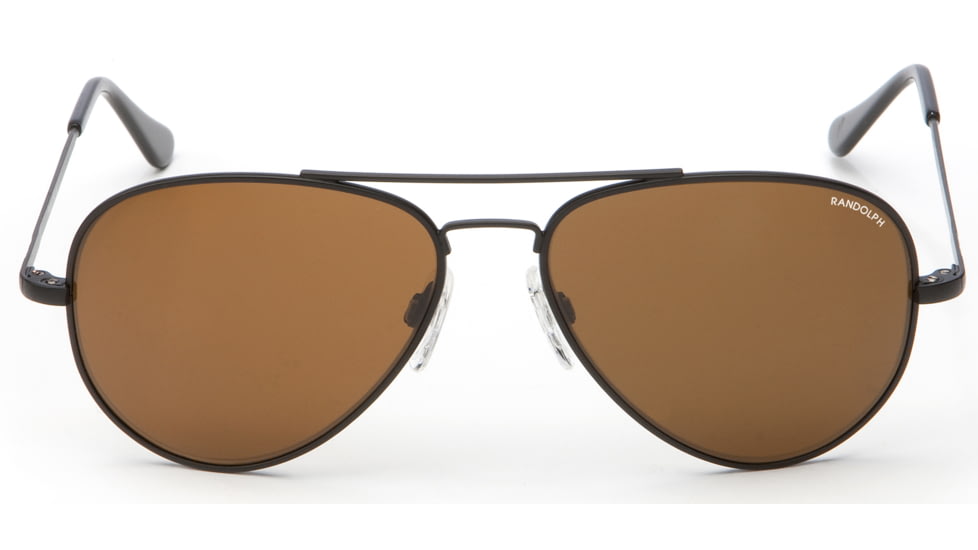Randolph Concorde Matte Black Frame, Tan PC Lens, Matte Black Frame, 52MM CR22412-PC