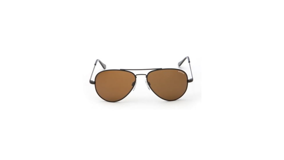 Randolph Concorde Matte Black Frame, Tan Polarized Glass Lens, Matte Black Frame, 57MM CR72432