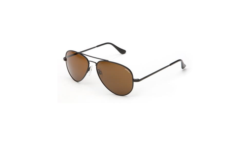 Randolph Concorde Matte Black Frame, Tan Polarized Glass Lens, Matte Black Frame, 57MM CR72432