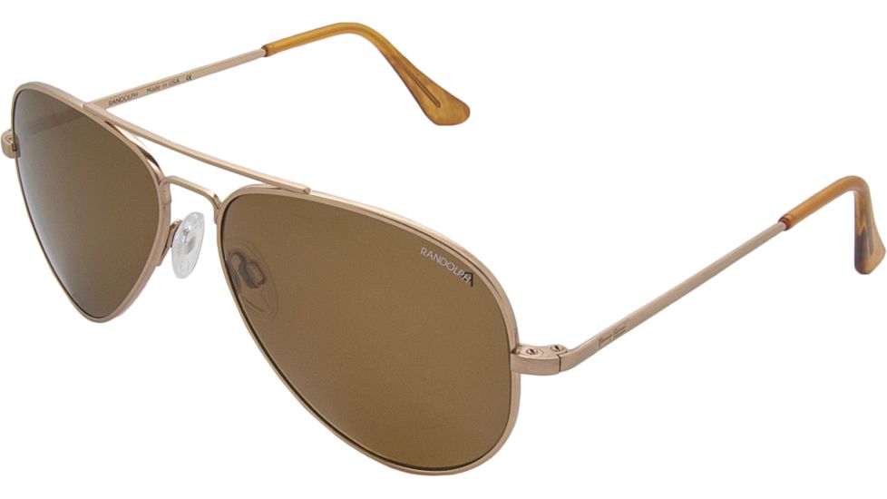 Randolph Concorde Progressive Prescription Sunglasses, Rose Gold Satin Frame, CR7Z412PR