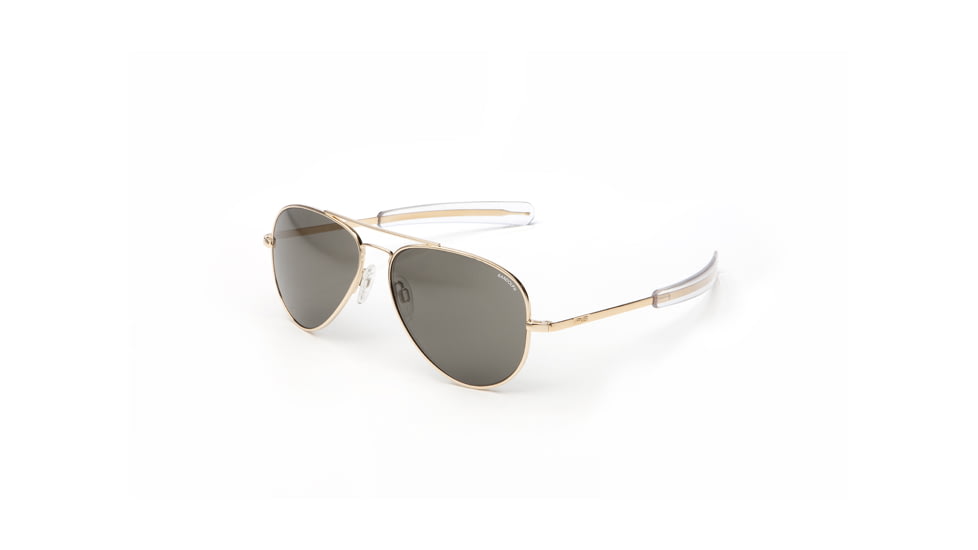 Randolph Concorde Progressive Prescription Sunglasses, 23K Gold Frame, Polarized, CR21634PR