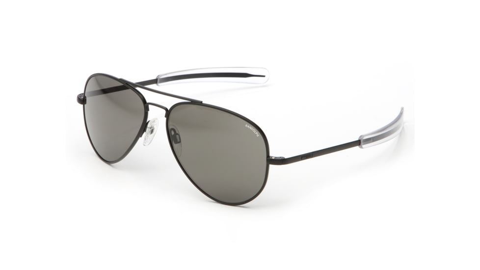 Randolph Concorde Progressive Prescription Sunglasses, Matte Black Frame, CR72611PR