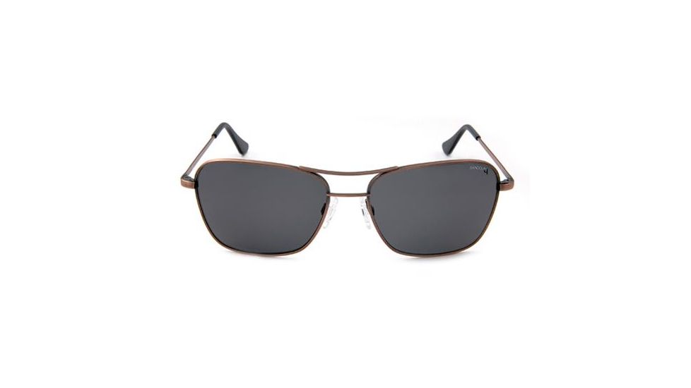 Randolph Corsair Antique Bronze Frame, Gray Polarized PC Lens, Antique Bronze Frame, 58MM CS8B434-PC