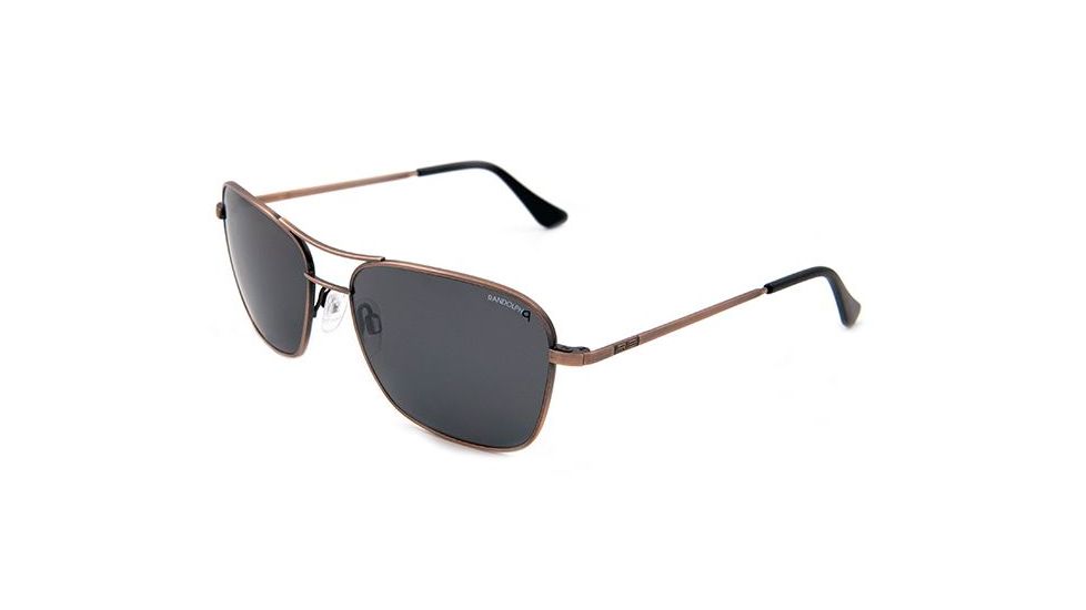 Randolph Corsair Antique Bronze Frame, Gray Polarized PC Lens, Antique Bronze Frame, 58MM CS8B434-PC