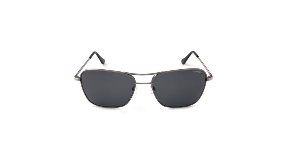 Randolph Corsair Antique Silver Frame, Gray Polarized PC Lens, Antique Silver Frame, 58MM CS8S434-PC