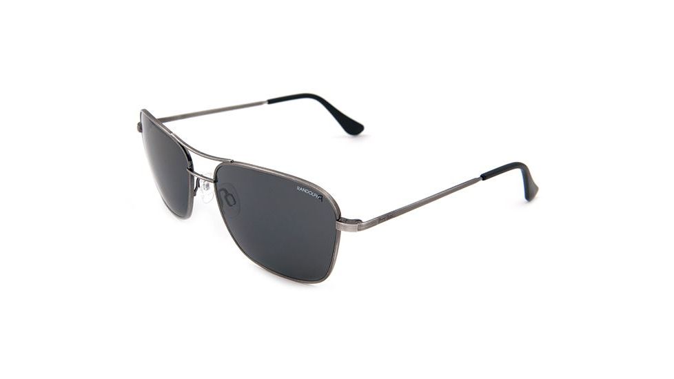 Randolph Corsair Antique Silver Frame, Gray Polarized PC Lens, Antique Silver Frame, 58MM CS8S434-PC