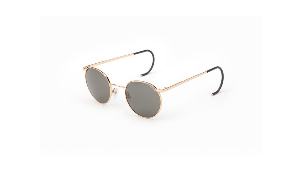 Randolph P-3 Progressive Prescription Sunglasses, 23K Gold Frame, P3P1711PR