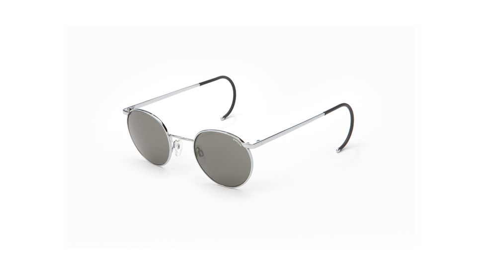 Randolph P-3 Progressive Prescription Sunglasses, Bright Chrome Frame, P3P3711PR