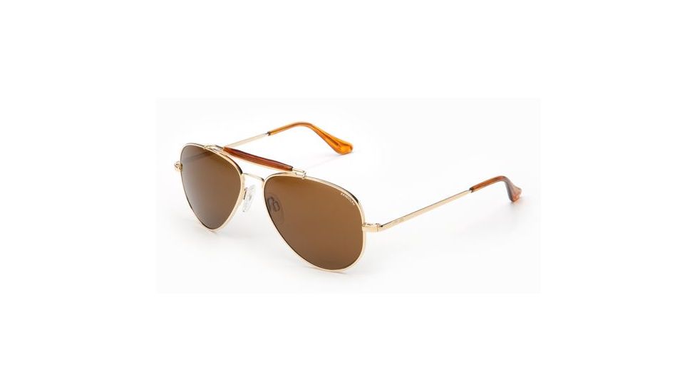 Randolph Sportsman Bifocal Prescription Sunglasses, 23K Gold Frame, SP71412BI
