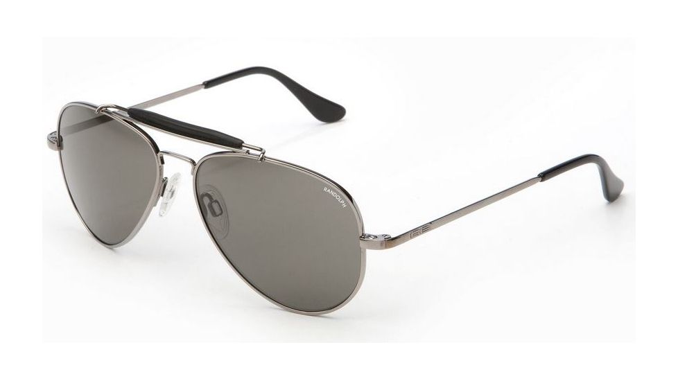 Randolph Sportsman Bifocal Prescription Sunglasses, Gun Metal Frame, SP7R411BI