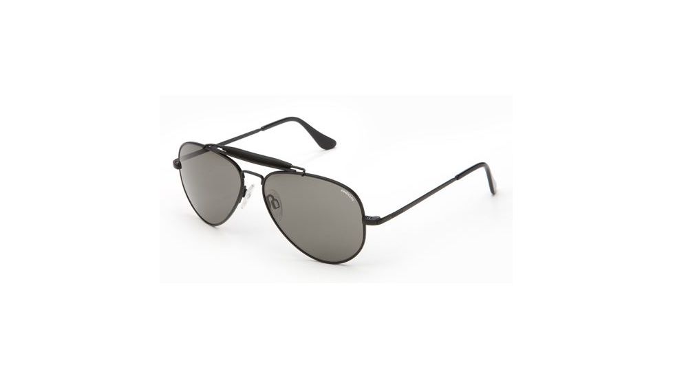 Randolph Sportsman Bifocal Prescription Sunglasses, Matte Black Frame, SP72411BI