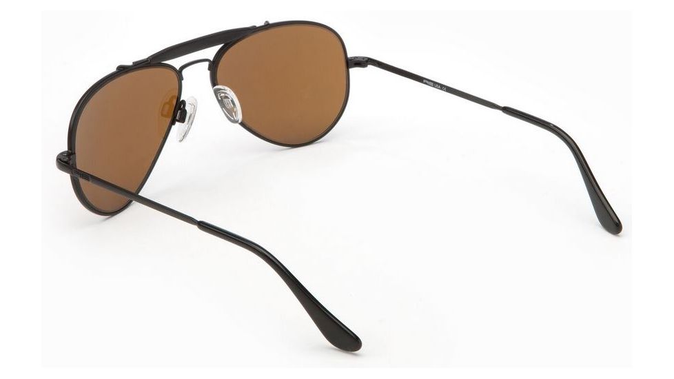 Randolph Sportsman Matte Black Frame, Tan PC Lens, Matte Black Frame, 57MM SP72412-PC