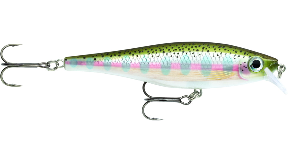 Rapala Bx Minnow, Floating, Rainbow Trout, 4in, 3/8oz, BXM10RT
