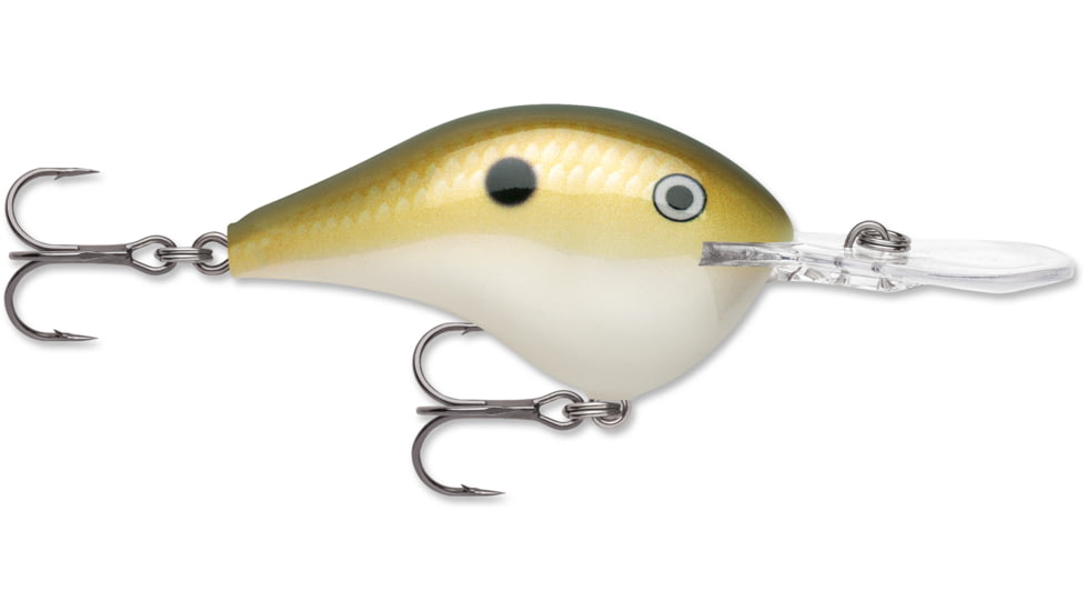 Rapala DTDives-To Crankbait, 2-3/4in, 16ft, 3/4oz, Lemon Shad, DT16LSD