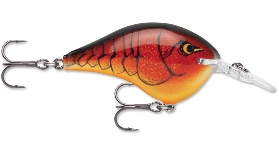 Rapala DTDives-To Crankbait, 2in, 6ft, 3/8oz, Classic Craw, DT06CCW
