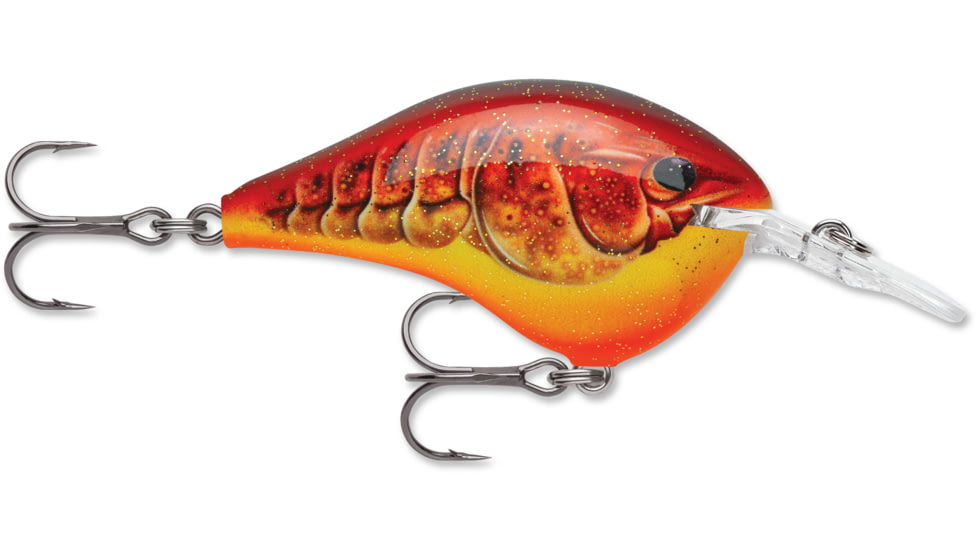 Rapala DTDives-To Crankbait, 2in, 6ft, 3/8oz, Crystal Craw, DT06CSCW