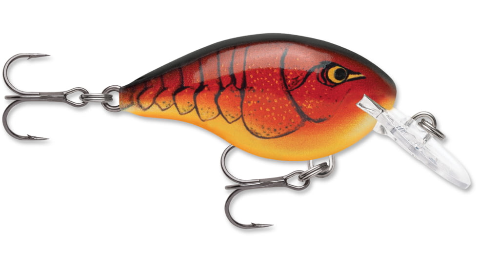 Rapala DTDives-To Crankbait, 2in, 4ft, 5/16oz, Classic Craw, DT04CCW